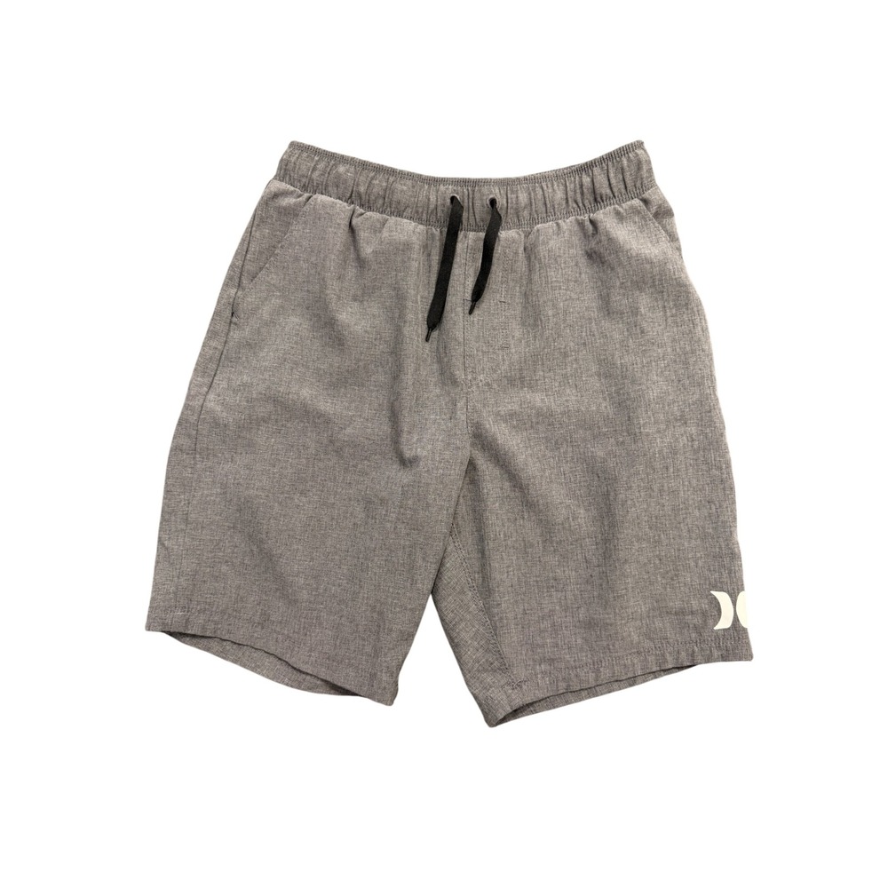 Hurley Boys Gray Heathered Performance Walk Shorts Size Medium 10-12Y - Picture 2 of 7